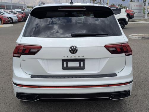 Opal White Pearl 2023 Volkswagen Tiguan 2.0T SE R-Line Black