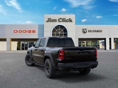 Diamond Black Crystal Pearlcoat 2026 RAM 1500 RHO Crew Cab 4x4 5'7' Box