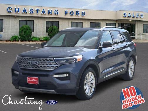 Blue Metallic 2021 Ford Explorer Limited