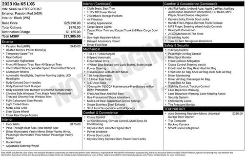 2023 Kia K5 LXS
