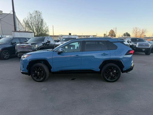 Cavalry Blue 2024 Toyota RAV4 Hybrid SE