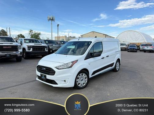 Frozen White 2022 Ford Transit Connect XLT