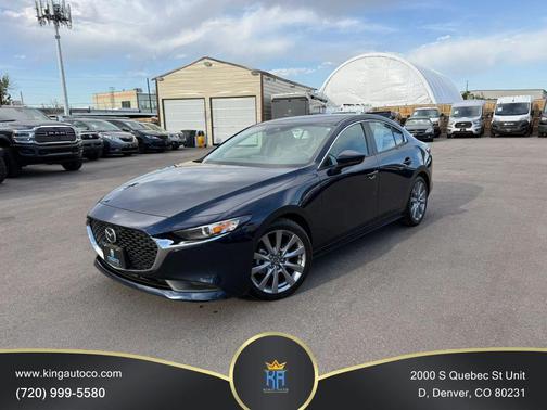 Deep Crystal Blue Mica 2021 Mazda Mazda3 FWD w/Select Package