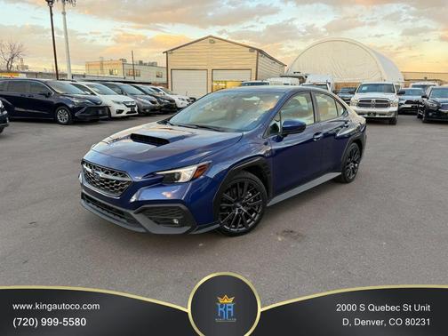 Blue 2022 Subaru WRX Premium