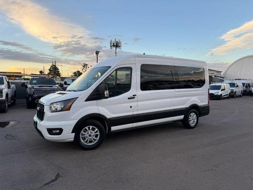 Oxford White 2023 Ford Transit-350 XLT