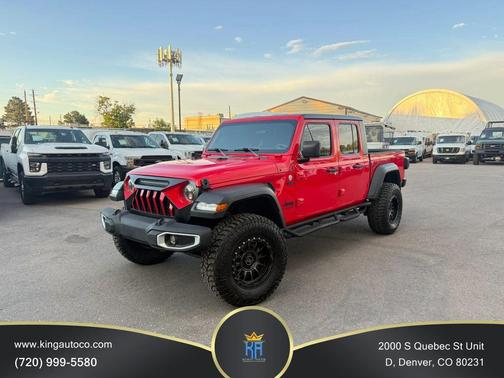 Red 2020 Jeep Gladiator Sport S
