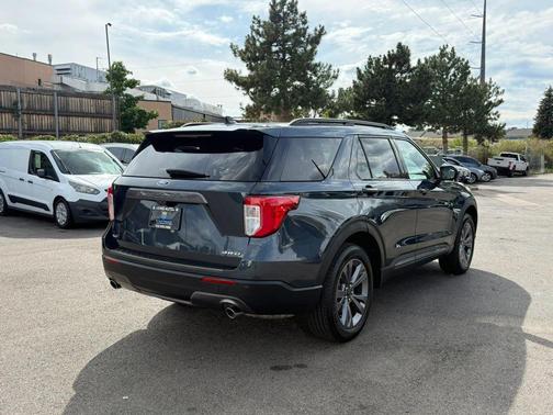 Blue 2022 Ford Explorer XLT