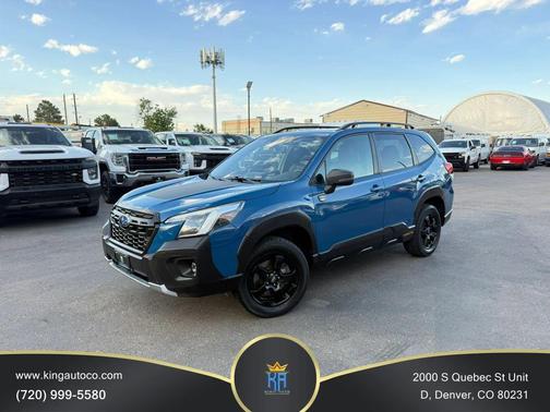 Geyser Blue 2023 Subaru Forester Wilderness