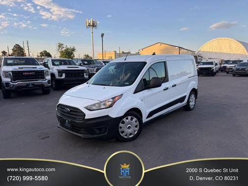 Frozen White 2020 Ford Transit Connect XL Cargo Van