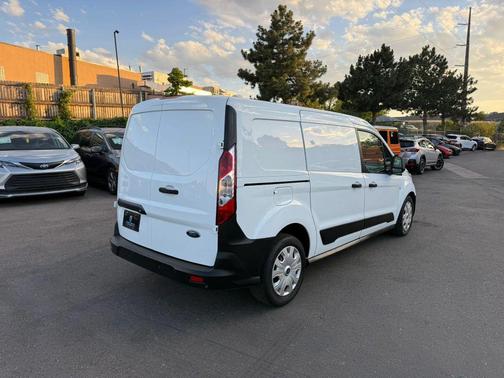 Frozen White 2020 Ford Transit Connect XL Cargo Van