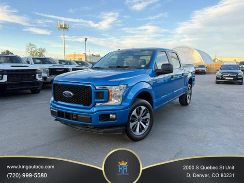 Blue 2019 Ford F-150 XL