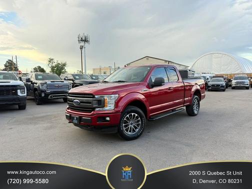 Red 2018 Ford F-150 XLT