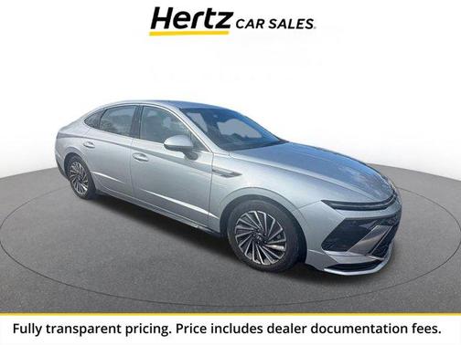 Aero Silver 2025 Hyundai SONATA Hybrid SE