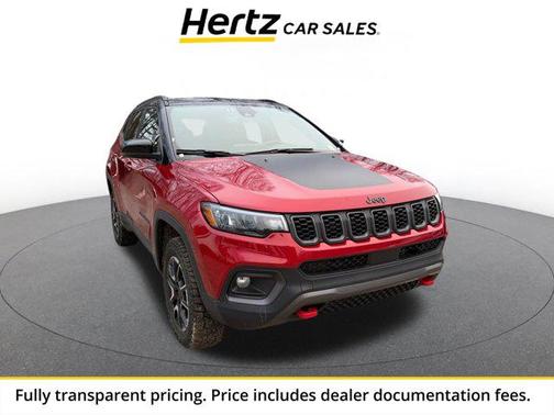 Red Hot Pearlcoat 2025 Jeep Compass Trailhawk