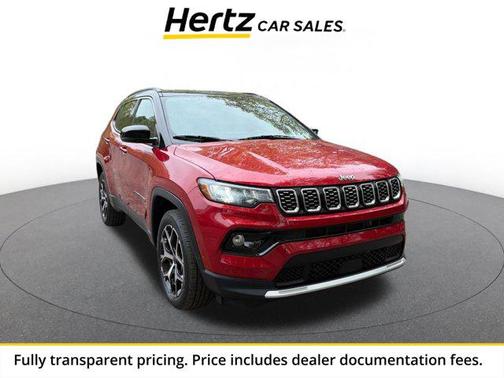 Red Hot Pearlcoat 2025 Jeep Compass Limited