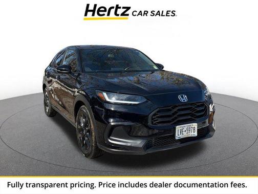 Crystal Black Pearl 2025 Honda HR-V AWD Sport