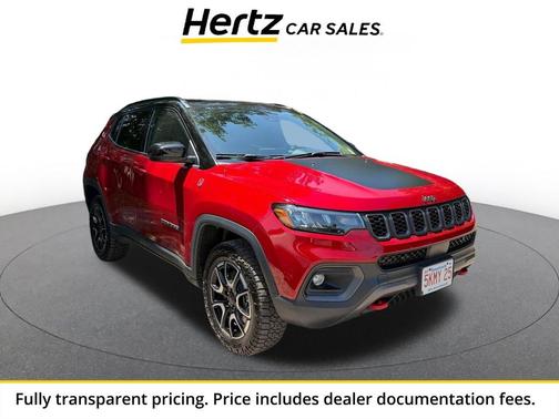 Red Hot Pearlcoat 2025 Jeep Compass Trailhawk