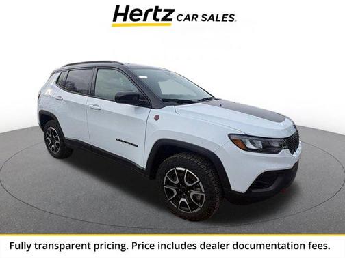 Bright White Clearcoat 2025 Jeep Compass Trailhawk