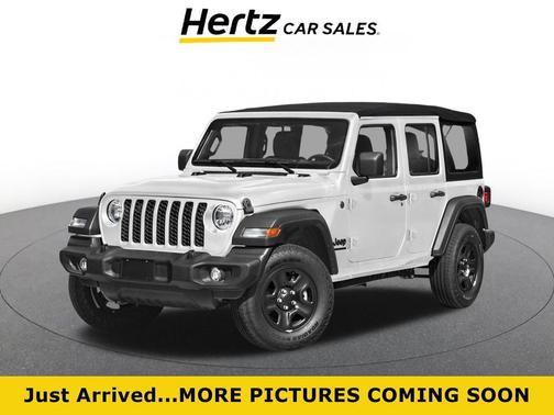 Bright White Clearcoat 2025 Jeep Wrangler 4-Door Sahara 4x4