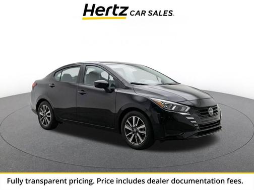Super Black 2025 Nissan Versa 1.6 SV