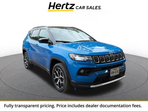 Hydro Blue Pearlcoat 2025 Jeep Compass Limited