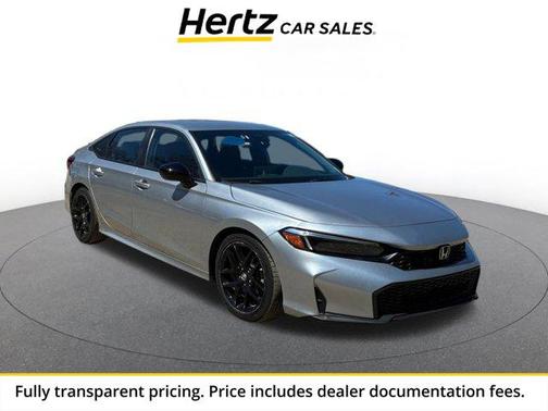 Solar Silver Metallic 2025 Honda Civic Sport