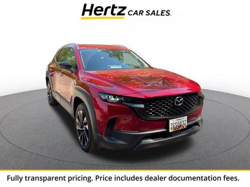 Soul Red Crystal Metallic 2025 Mazda CX-50 Hybrid Premium Plus Package