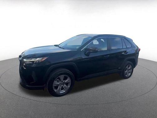 Midnight Black Metallic 2025 Toyota RAV4 Hybrid LE