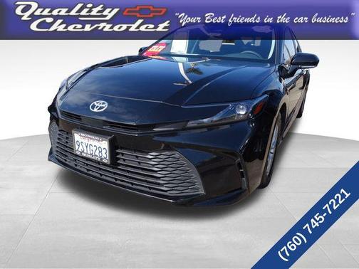 Midnight Black Metallic 2025 Toyota Camry LE