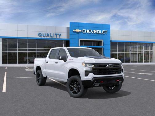 Summit White 2026 Chevrolet Silverado 1500 LT Trail Boss