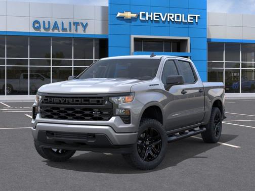 Sterling Gray Metallic 2026 Chevrolet Silverado 1500 Custom