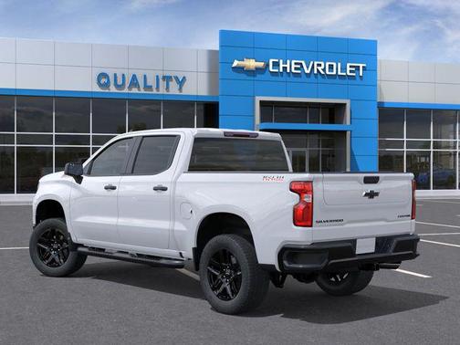 Summit White 2026 Chevrolet Silverado 1500 Custom Trail Boss