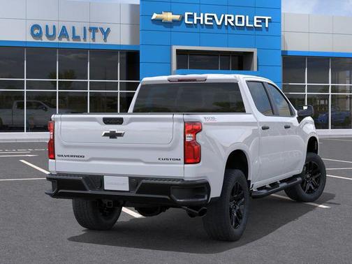 Summit White 2026 Chevrolet Silverado 1500 Custom Trail Boss