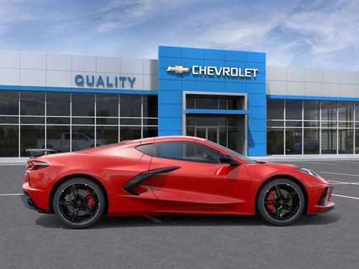 Torch Red 2025 Chevrolet Corvette Stingray w/3LT
