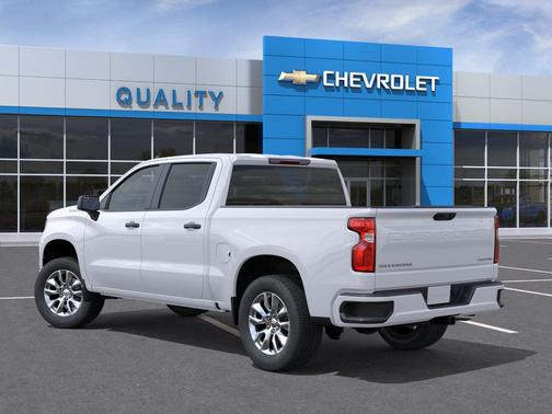 Summit White 2026 Chevrolet Silverado 1500 Custom