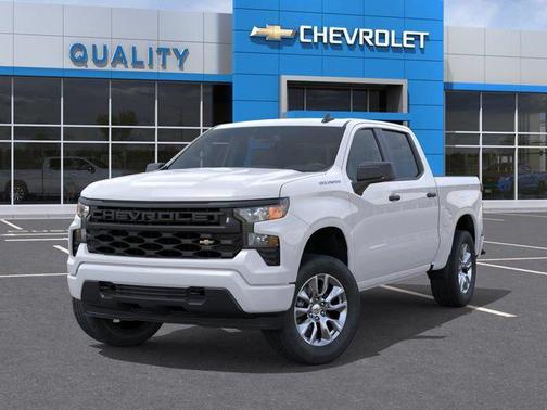 Summit White 2026 Chevrolet Silverado 1500 Custom