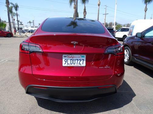 Red 2024 Tesla Model Y Long Range Dual Motor All-Wheel Drive