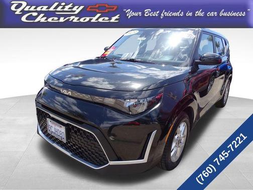 Black 2023 Kia Soul LX