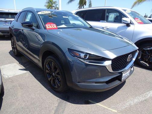 Gray Metallic 2023 Mazda CX-30 2.5 S Carbon Edition
