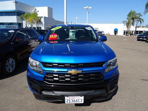 Bright Blue Metallic 2021 Chevrolet Colorado WT