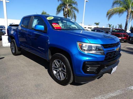 Bright Blue Metallic 2021 Chevrolet Colorado WT