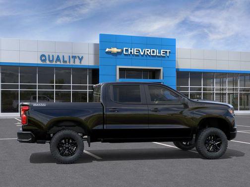 Black 2026 Chevrolet Silverado 1500 Custom Trail Boss