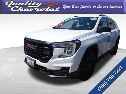 Summit White 2023 GMC Terrain SLT