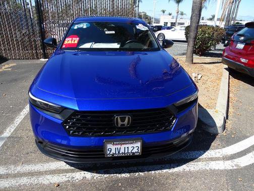 Canyon River Blue Metallic 2023 Honda Accord Hybrid Sport