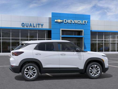 Summit White 2026 Chevrolet Trailblazer LS
