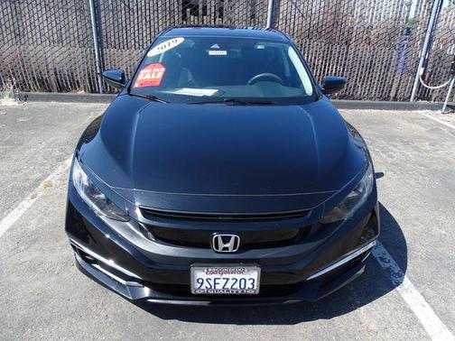 Crystal Black Pearl 2019 Honda Civic LX