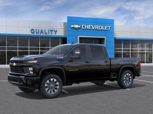 Black 2026 Chevrolet Silverado 2500 Custom