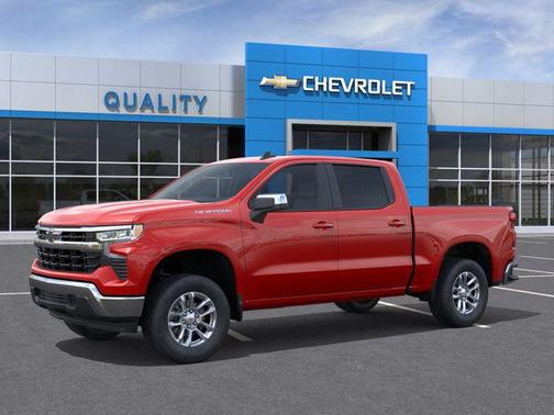 Red 2025 Chevrolet Silverado 1500 LT