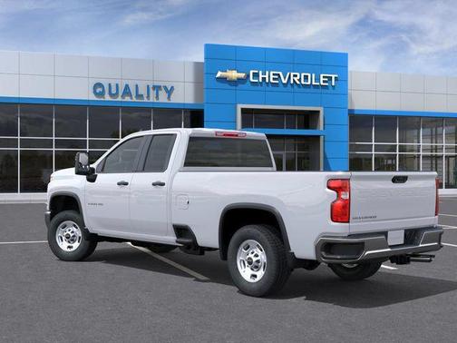Summit White 2026 Chevrolet Silverado 2500 Double Cab, Long Bed, WT, RWD