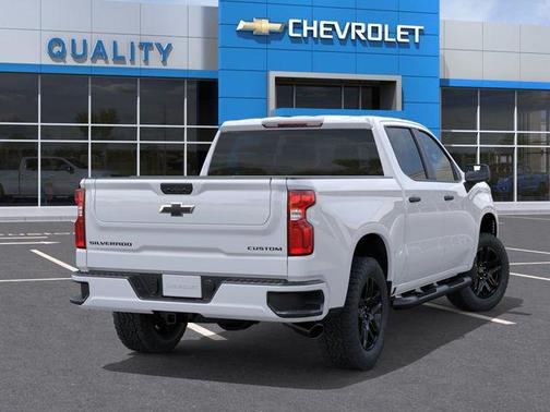 Summit White 2026 Chevrolet Silverado 1500 Custom
